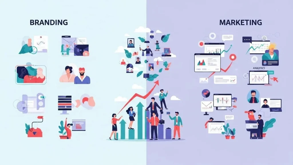 branding vs marketing